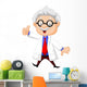Professor Cartoon Thumb up Wall Decal