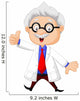 Professor Cartoon Thumb up Wall Decal