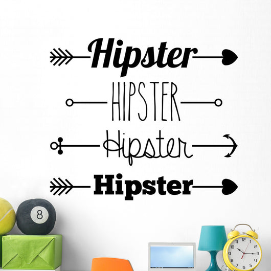 Hipster design Wall Mural