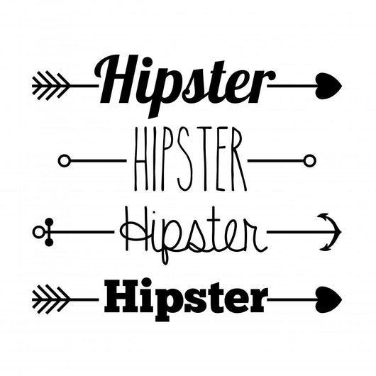 Hipster design Wall Mural