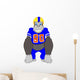 Gorilla Cartoon Playing American Fooball 