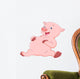 cute pig cartoon Wall Decal