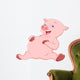 cute pig cartoon Wall Decal