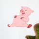 cute pig cartoon Wall Decal