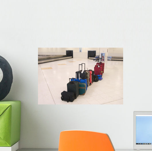 Passenger baggage and luggage Wall Mural
