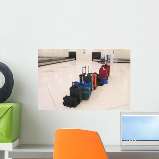 Passenger baggage and luggage Wall Mural