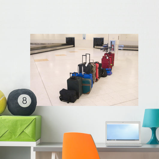 Passenger baggage and luggage Wall Mural