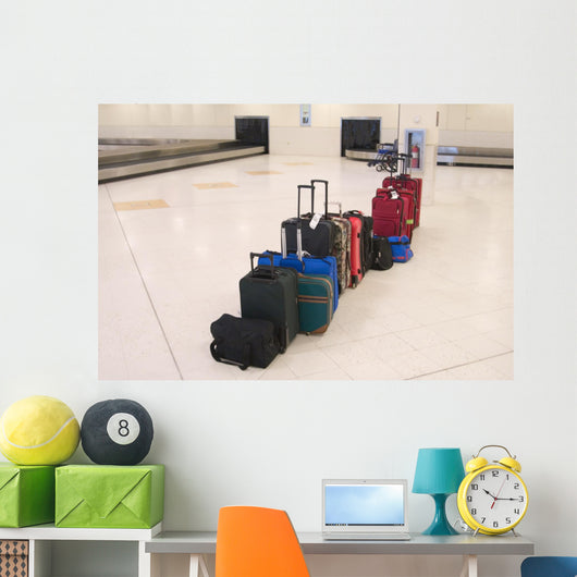 Passenger baggage and luggage Wall Mural