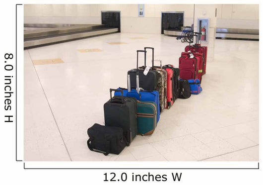 Passenger baggage and luggage Wall Mural