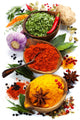 Spices and herbs Wall Mural