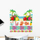 Colorful Tropical Wall Stickers