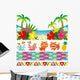 Colorful Tropical Wall Stickers