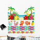 Colorful Tropical Wall Stickers