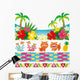 Colorful Tropical Wall Stickers