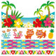 Colorful Tropical Wall Stickers
