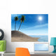 Sea Coast Palm Tree Wall Decal