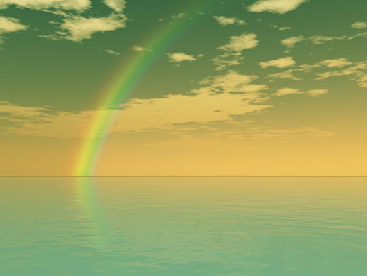 Beautiful rainbow Wall Mural