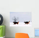 Two Irish Setters Trotting Wall Decal