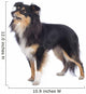 Sheltie Standing Sideways Isolated Wall Decal
