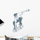 guy grabbing skateboard Wall Decal