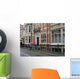 Students with Umbrellas Queen Wall Decal