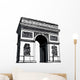 France Paris Arc De Triomphe Wall Decal