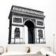 France Paris Arc De Triomphe Wall Decal