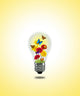 Flower Butterfly Lightbulb 