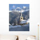 Chamonix and His Church Wall Decal
