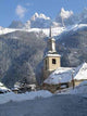Chamonix and His Church Wall Decal