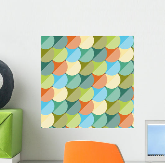 Vintage Abstract Seamless Pattern Wall Decal