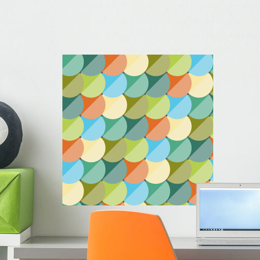 Vintage Abstract Seamless Pattern Wall Decal
