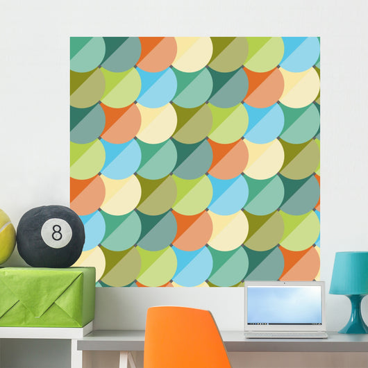 Vintage Abstract Seamless Pattern Wall Decal