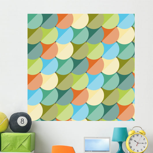 Vintage Abstract Seamless Pattern Wall Decal