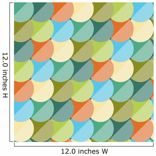 Vintage Abstract Seamless Pattern Wall Decal