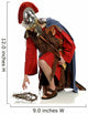 Roman Soldier Reaching For Crown of Thorns Wall Decal