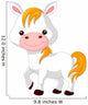 Farm animals. Horse 