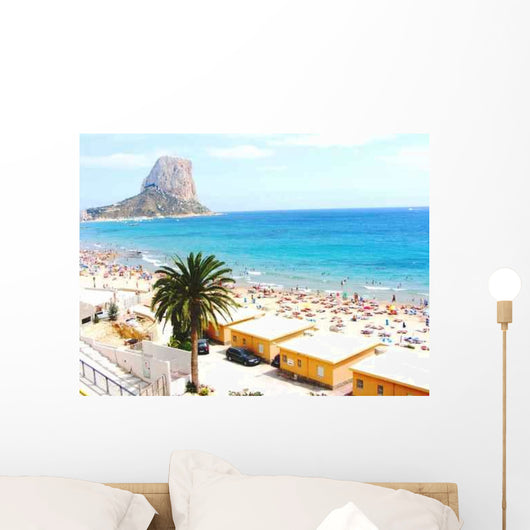 Beach with Calpe Ifach Wall Decal