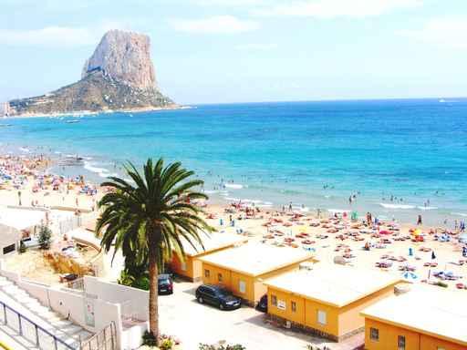 Beach with Calpe Ifach Wall Decal