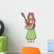 Woman holding violin Wall Decal