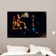 girl with a hookah Wall Mural