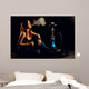 girl with a hookah Wall Mural