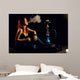 girl with a hookah Wall Mural