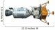 Apollo Module Spaceship Wall Decal