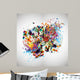 SPLATT Rainbow splatter Wall Decal