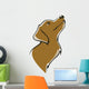 my favorite pet, vector dog image Wall Decal
