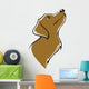 my favorite pet, vector dog image Wall Decal