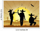 illustration of Mexican men Wall Mural