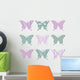 butterfly pattern butterflies Wall Decal