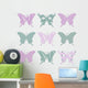 butterfly pattern butterflies Wall Decal